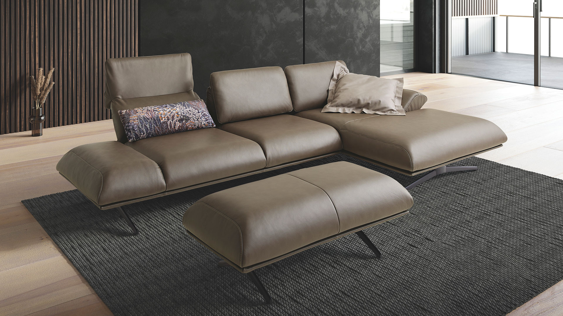 Stilvolle Koinor Sofa Leder Bild