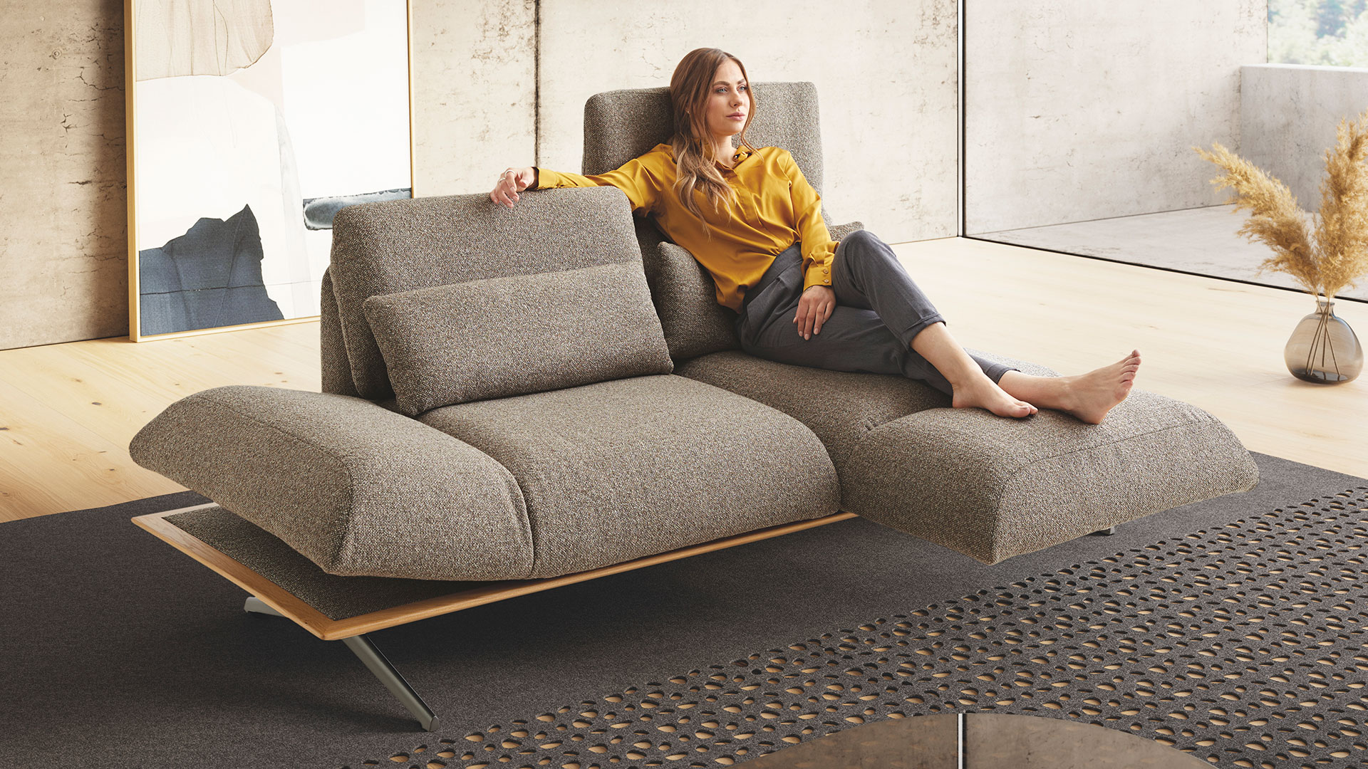 Luxus Koinor Sofa Durchgesessen Fotos