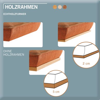 Koinor diningsystem bank holzrahmen